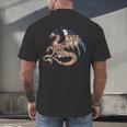 Dragon Silhouette Books Librarian Bookworm Women Men Kids Men's Back Print T-Shirt Dragon Silhouette Books Librarian Bookworm Women Men Kids Men's Back Print T-Shirt