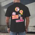 Dungeon Crawler Carl Colorful Sticker Collage LitRPG Book Men's Back Print T-Shirt Dungeon Crawler Carl Colorful Sticker Collage LitRPG Book Men's Back Print T-Shirt