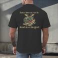 Easily Distracted By Books And Dragons Graphic Men's Back Print T-Shirt