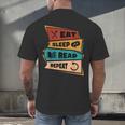 Eat Sleep Read Repeat Reading Books Reader Bookworm Men's Back Print T-Shirt Eat Sleep Read Repeat Reading Books Reader Bookworm Men's Back Print T-Shirt