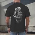 Elephant Holds Book Wriing Motif Animal Artwork Elephant Men's Back Print T-Shirt Elephant Holds Book Wriing Motif Animal Artwork Elephant Men's Back Print T-Shirt