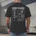 Enemies To Lovers Morally Grey Book Lover Romantasy Bookish Men's Back Print T-Shirt
