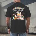 Every Bunny Loves To Read Book Lover Easter Day Apparel Men's Back Print T-Shirt
