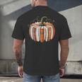 Fall Book Pumpkin Halloween Teacher Librarian Thanksgiving Men's Back Print T-Shirt Fall Book Pumpkin Halloween Teacher Librarian Thanksgiving Men's Back Print T-Shirt