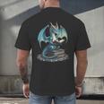Fantasy Dragon Reading Magical Book Lover Halloween Vibes Men's Back Print T-Shirt
