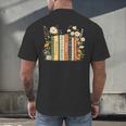 Fantasy Drama Tragedy Book Floral Subtle Men's Back Print T-Shirt
