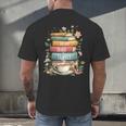 Fantasy Drama Tragedy Book Lover Subtle Watercolor Men's Back Print T-Shirt
