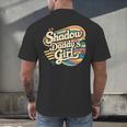 Fantasy Romantasy Book Retro Vintage Shadow Daddy Girl Men's Back Print T-Shirt Fantasy Romantasy Book Retro Vintage Shadow Daddy Girl Men's Back Print T-Shirt