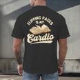Flipping Pages Is My Cardio Book Lover Reading Bookworm Men's Back Print T-Shirt