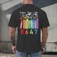 Floral Foxglove Daisy Tulip 8647 Books Lover Blooming Flower Men's Back Print T-Shirt Floral Foxglove Daisy Tulip 8647 Books Lover Blooming Flower Men's Back Print T-Shirt