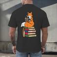 Fox Books Read Reading Librarian America Men Women Kids Men's Back Print T-Shirt Fox Books Read Reading Librarian America Men Women Kids Men's Back Print T-Shirt
