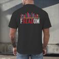Freadom Shelf Read Reading Book Librarian Men Women Kids Men's Back Print T-Shirt