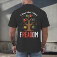 Freadom Tree Read Reading Librarian Book Across America Men's Back Print T-Shirt