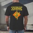 Fun Thing To Do In Morning Is Not Talk To Me Introvert Men's Back Print T-Shirt Fun Thing To Do In Morning Is Not Talk To Me Introvert Men's Back Print T-Shirt