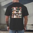 Ghost Christmas Reading Book Lover Library Christmas Teacher Men's Back Print T-Shirt