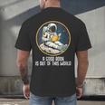 Good Book Is Out Of This World Space Reading Lover Men's Back Print T-Shirt Good Book Is Out Of This World Space Reading Lover Men's Back Print T-Shirt