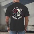 Good Girls Read Dirty Books Smut Reader Dark Romance Skull Men's Back Print T-Shirt Good Girls Read Dirty Books Smut Reader Dark Romance Skull Men's Back Print T-Shirt