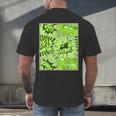 Green Comic Book Green Graphic Men's Back Print T-Shirt