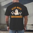 Groovy Halloween Teacher Spooky Read More Book Women Girl Men's Back Print T-Shirt