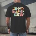 Groovy In My Reading Era Read Book Reader Reading Men's Back Print T-Shirt Groovy In My Reading Era Read Book Reader Reading Men's Back Print T-Shirt
