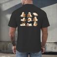 Halloween Ghost Book Lover Men's Back Print T-Shirt Halloween Ghost Book Lover Men's Back Print T-Shirt