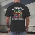 Happiness More Books Read Reading Librarian Men Women Kids Men's Back Print T-Shirt