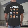 I Can Do Hard Things Children's Book Characters Men's Back Print T-Shirt