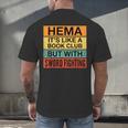 Hema Definition Like A Book Club With Swords Men's Back Print T-Shirt Hema Definition Like A Book Club With Swords Men's Back Print T-Shirt