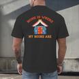 Home Is Where My Books Are Men's Back Print T-Shirt Home Is Where My Books Are Men's Back Print T-Shirt