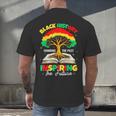 Honoring Past Inspiring Future History Month Book Tree Men's Back Print T-Shirt Honoring Past Inspiring Future History Month Book Tree Men's Back Print T-Shirt