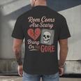 Horror Book Club Creepy Reader Gothic Fiction Thriller Fan Men's Back Print T-Shirt Horror Book Club Creepy Reader Gothic Fiction Thriller Fan Men's Back Print T-Shirt