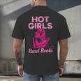 Hot Girls Read Books Cute Book Reader Women Men's Back Print T-Shirt Hot Girls Read Books Cute Book Reader Women Men's Back Print T-Shirt