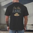 I'm His Anne Romantic Book Lover Vintage Men's Back Print T-Shirt I'm His Anne Romantic Book Lover Vintage Men's Back Print T-Shirt