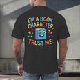 I'm a Book Character Costumes For Kids Storybook Character Men's Back Print T-Shirt