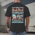 I'm a Book Nerd Bookworm Men's Back Print T-Shirt I'm a Book Nerd Bookworm Men's Back Print T-Shirt