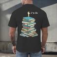 I'm Ok Books Reading Books Lover National Book Day Men's Back Print T-Shirt