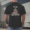 I'm Ok Read Book Reading Nerd Librarian Teacher School Men's Back Print T-Shirt