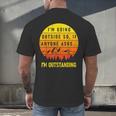 I'm Outstanding Retro Introvert Mountain Trip Lover Men's Back Print T-Shirt I'm Outstanding Retro Introvert Mountain Trip Lover Men's Back Print T-Shirt