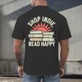 Independent Bookstore Fans Shop Local Literary Community Men's Back Print T-Shirt Independent Bookstore Fans Shop Local Literary Community Men's Back Print T-Shirt