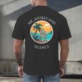 Introvert Relaxation Me Myself And Silence Summer Vacation Men's Back Print T-Shirt