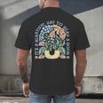 It's A Beautiful Day To Read A Book Librarian Book Lover Men's Back Print T-Shirt