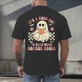 It's A Good Day To Read More Horror Books Halloween Men's Back Print T-Shirt