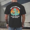Just A Boy Who Loves Dragons And Books Kids Toddler Baby 5T Men's Back Print T-Shirt Just A Boy Who Loves Dragons And Books Kids Toddler Baby 5T Men's Back Print T-Shirt