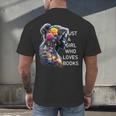 Just a Girl Who Loves Books Men's Back Print T-Shirt Just a Girl Who Loves Books Men's Back Print T-Shirt