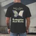 Just a Girl Who Loves Butterflies And Books Butterfly Men's Back Print T-Shirt Just a Girl Who Loves Butterflies And Books Butterfly Men's Back Print T-Shirt