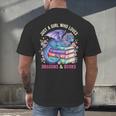 Just a Girl Who Loves Dragons And Books Dragon Reading Men's Back Print T-Shirt