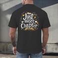 Just One More Chapter Bookish Book Reading Lover Heart Men's Back Print T-Shirt