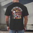 Just One More Chapter Skeleton Reading Cozy Books Men's Back Print T-Shirt