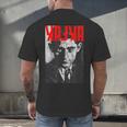 Kafka Franz Portrait Books And Literature Men's Back Print T-Shirt Kafka Franz Portrait Books And Literature Men's Back Print T-Shirt