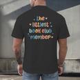 Kids The Littlest Book Club Member Book Lover Club Men's Back Print T-Shirt